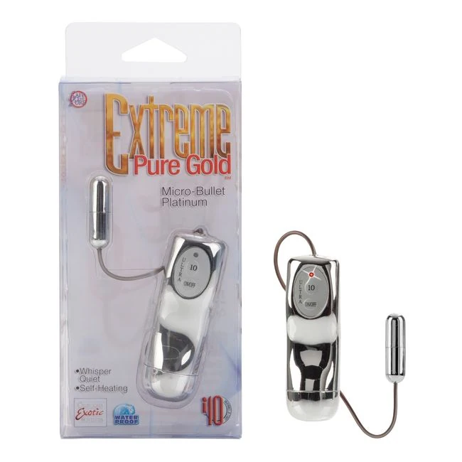 Extreme Pure Gold Micro Bu Silver - Experience Intense Pleasure with the Extreme Pure Gold Micro Bullet Vibrator