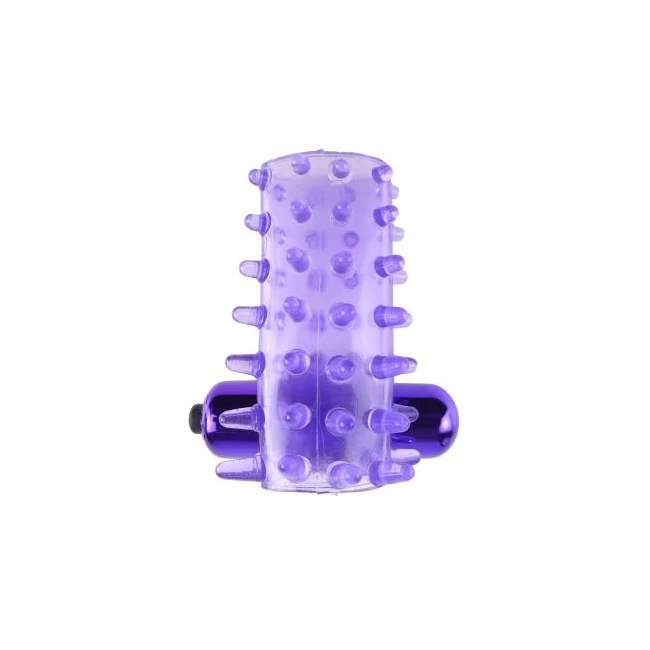 Fantasy C Ringz Duo Vibrat Super Sleeve Purple - Internal Texture and Stimulation