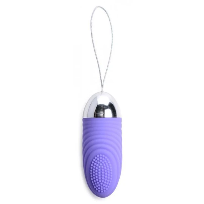 Frisky Grape Gasm Texture Vibrating Remote Control Egg - Experience the Intensity of the Frisky Grape Gasm Texture Vibrating Remote Control Egg