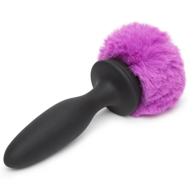 Happy Rabbit Small Vibrati Bunny Tail Butt Plug - Experience Bliss with the Happy Rabbit Small Vibrating Bunny Tail Butt Plug