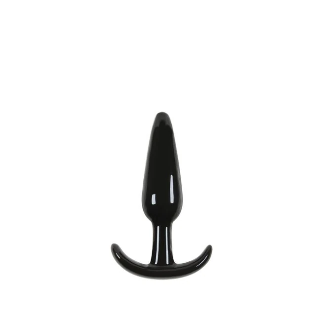Jelly Rancher T-plug Smooth Black - Shape & Comfort