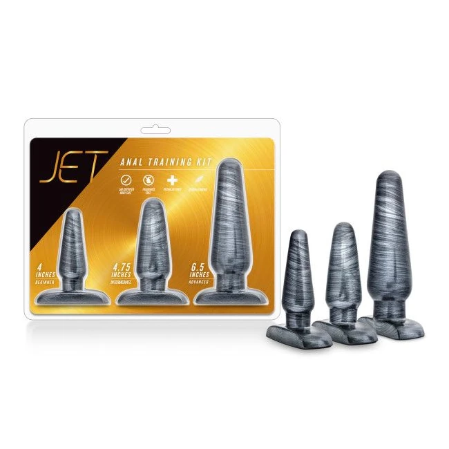 Jet Anal Trainer Kit Carbo Metallic Black - Shape, Texture & Safety Features