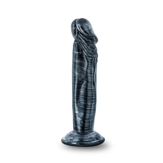 Jet Ebony Carbon Metallic Black Dildo - Material & Feel