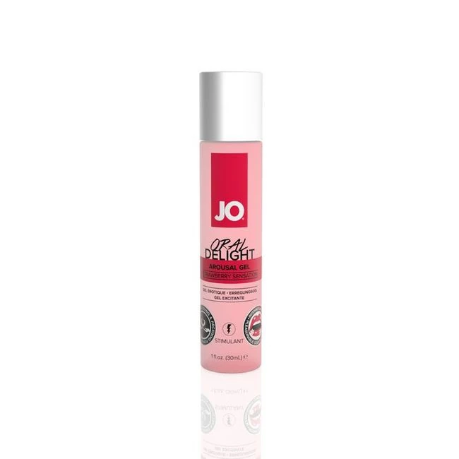 Jo Xtra Silky Silicone 4oz Oral Delight Strawberry 1oz - Product Overview
