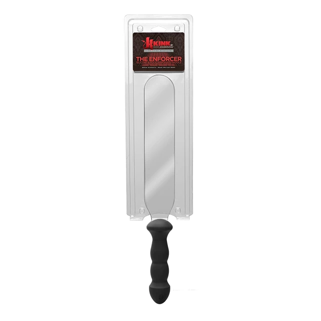 Kink the Enforcer Paddle Silicone & Polycarbonate - Shape & Texture