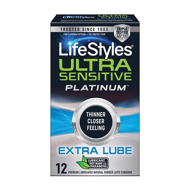 Lifestyles Ultra Sensitive Platinum - Internal Texture