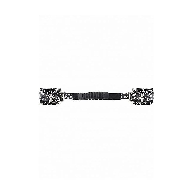 Love Street Art Fashion Printed Handcuffs W/ Handle - Hardware & Fasteners