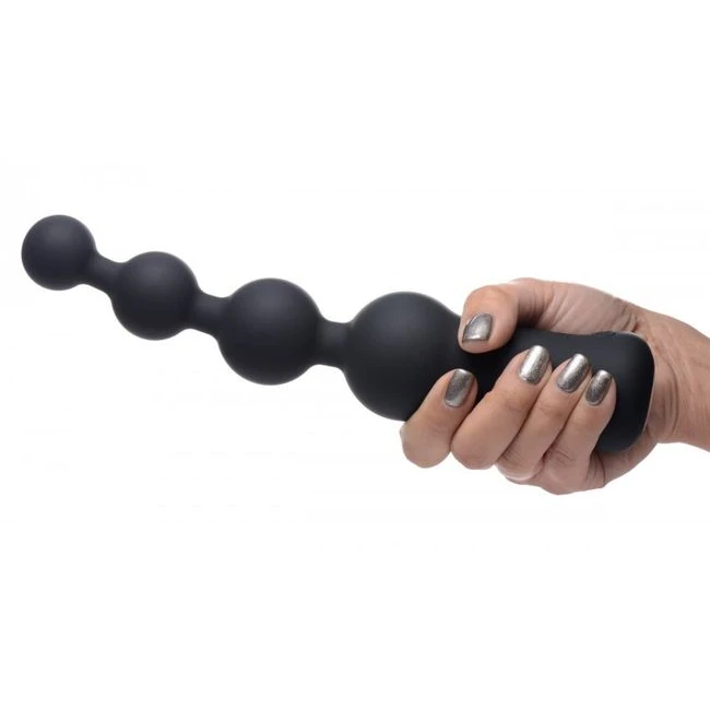 Master Series Deluxe Voodo Beads 10x Anal Beads Vibrator - Experience the Power of Deluxe Voodoo Beads