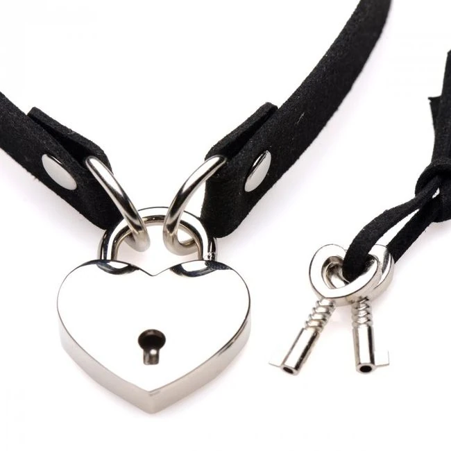 Master Series Lock-it Hear Lock & Key Choker - Hardware & Fasteners