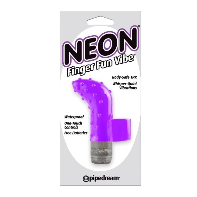 Neon Finger Fun Vibe Purpl - Neon Finger Fun Vibe Purple by Pipedream Products