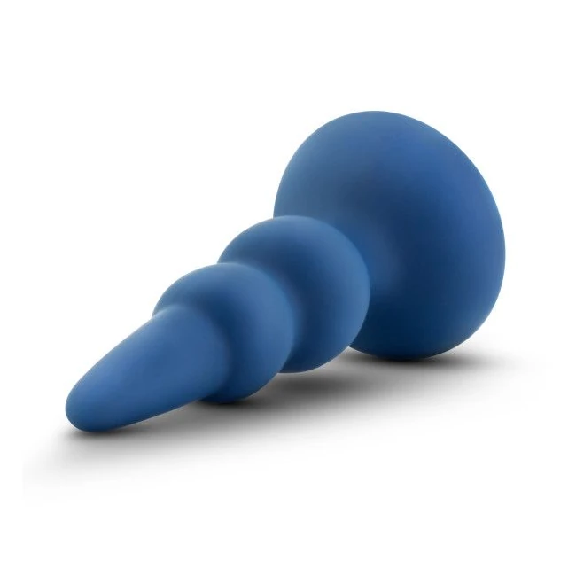 Performance Plus Sonic Rechargeable Anal Plug Blue - Shape, Design & Texture