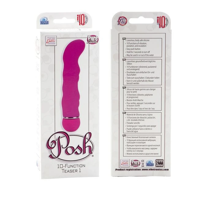 Posh Silicone Teaser Pink - Vibration Modes and Functions