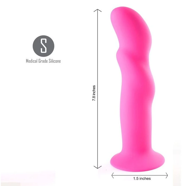 Riley Silicone Pink Dong - Material & Feel