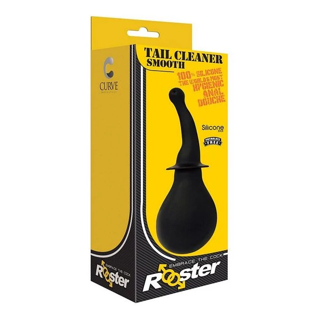 Rooster Tail Cleaner Smoot Black - Rooster Tail Cleaner Smooth Black by Curve Novelties
