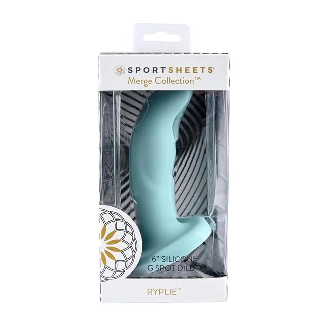 Ryplie 6in Silicone Dildo Blue - Design & Physical Features