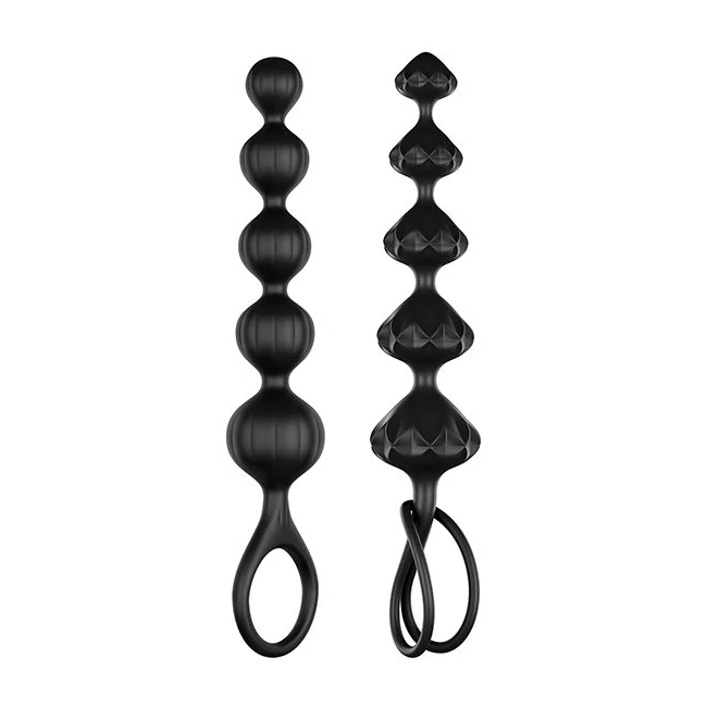 Satisfyer Love Beads Set O Black - Shape & Comfort