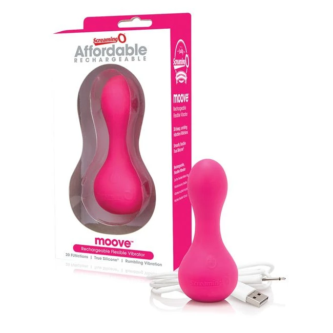 Screaming O Affordable Rechargeable Moove Vibe - Vibration Modes