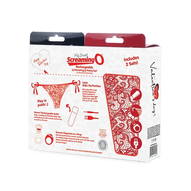 Screaming O Valentines Box 2020 2 Remote Vibrating Panty Set - How It Feels