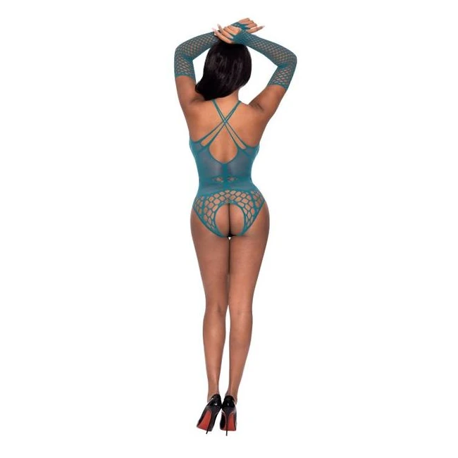 Seamless Long Sleeve Teddy Teal O/s - Grip & Control