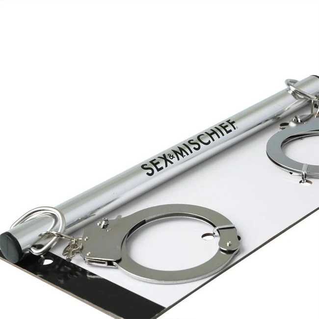 Sex & Mischief Spreader Ba Metal Cuffs - Hardware & Fasteners