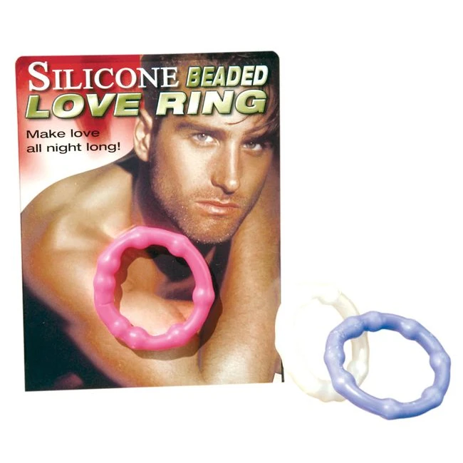 Silicone Beaded Love Ring Clear - How It Feels