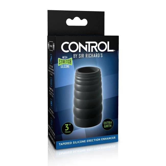 Sir Richard's Control Sili Tapered Erection Enhancer - Internal Texture & Stimulation