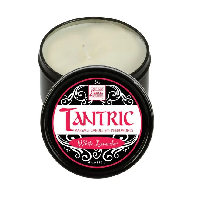 Soy Candles W/pheromones W Lavender - Experience the Art of Sensuality with Tantric Soy Massage Candle