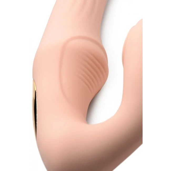 Strap U 15x U-pulse Strap Strap-on Blush - Vibration Modes and Sensory Features