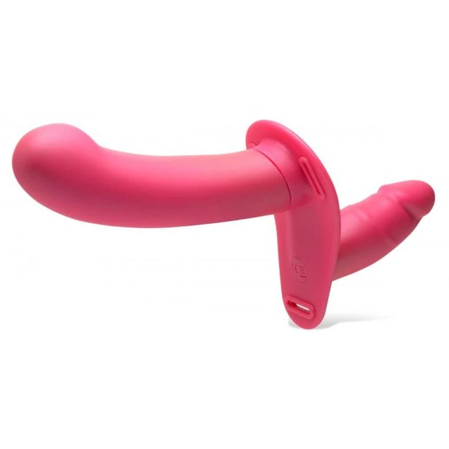 Strap U 28x Double Diva 1. Double Dildo W/ Harness Pink - Power & Convenience