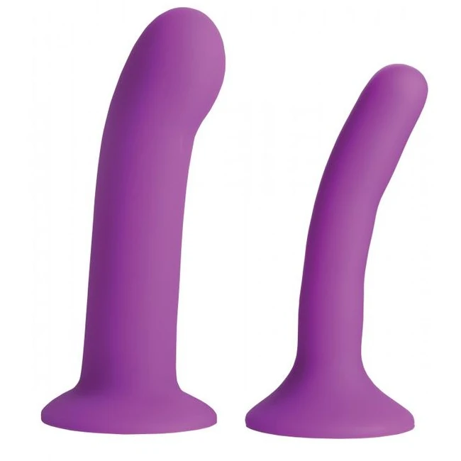 Strap U Silicone G Spot Du Dildo Set - Sizes & Specifications