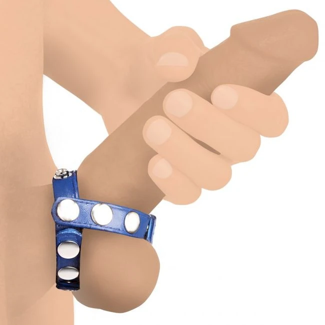 Strict Leather Cock Gear S on Harness Blue - How It Feels
