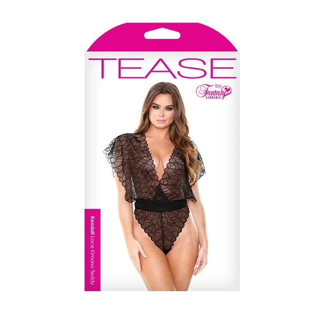 Tease Kendall Lace Kimono Teddy - Design Details