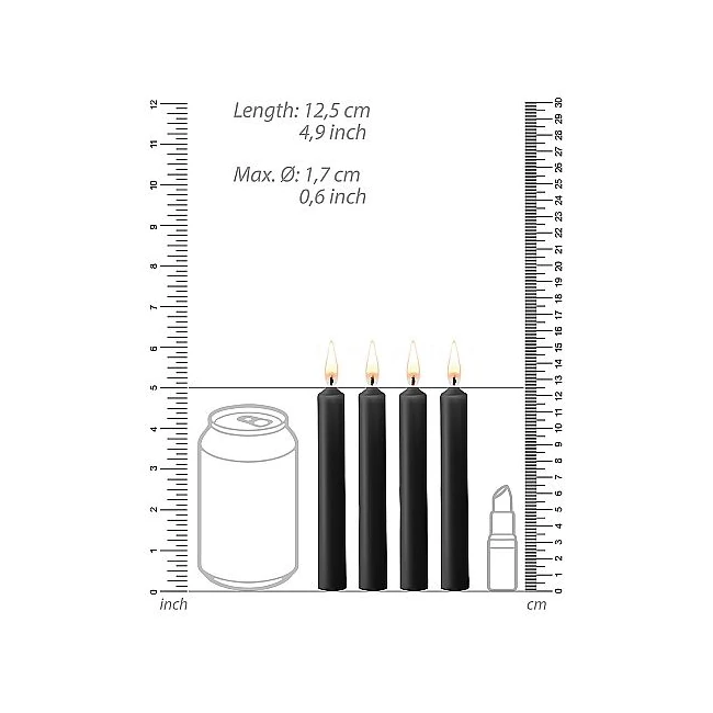 Teasing Wax Candles 4 Pk - Shape & Comfort