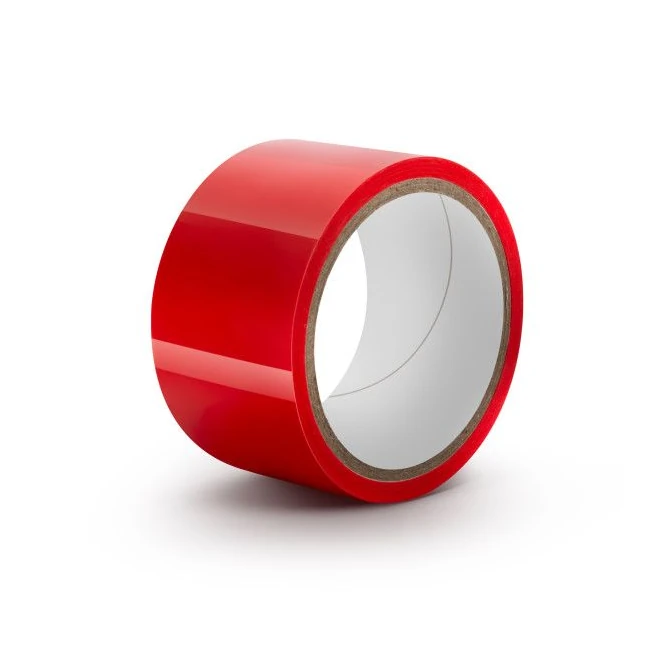 Temptasia Bondage Tape 60f Red - Temptasia Bondage Tape 60ft Red by Blush Novelties