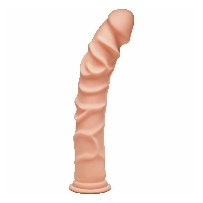 The D Ragin' D 10 Vanilla Beige Ultraskyn Dildo " - Material & Feel