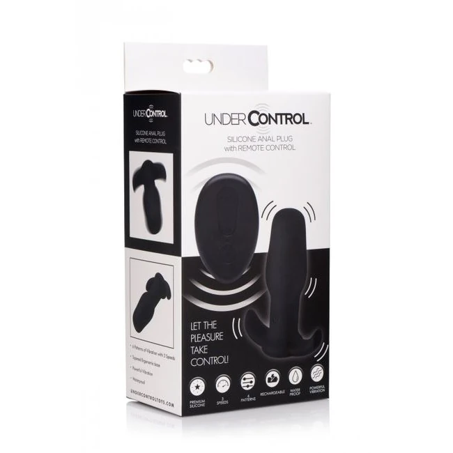 Under Control Anal Plug W/ Remote - Product Specifications
