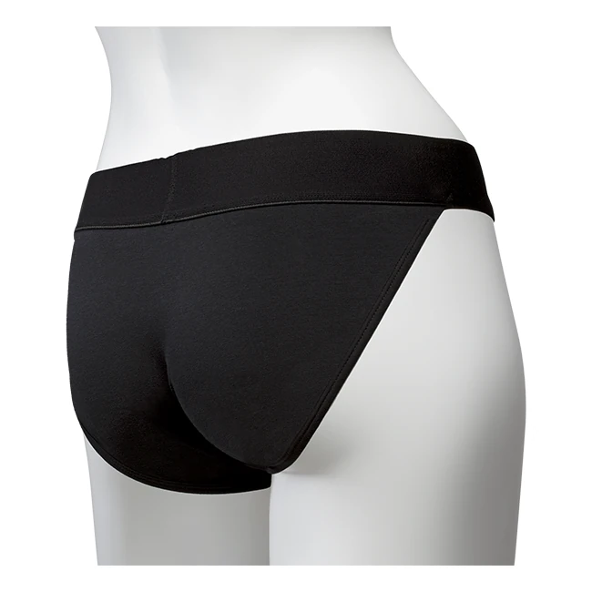 Vac U Lock Full Back Panty Harness Black L/xl - Shape & Texture