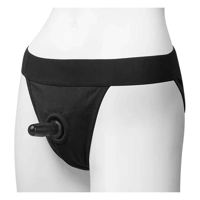 Vac U Lock Full Back Panty Harness Black L/xl - Material Feel & Construction