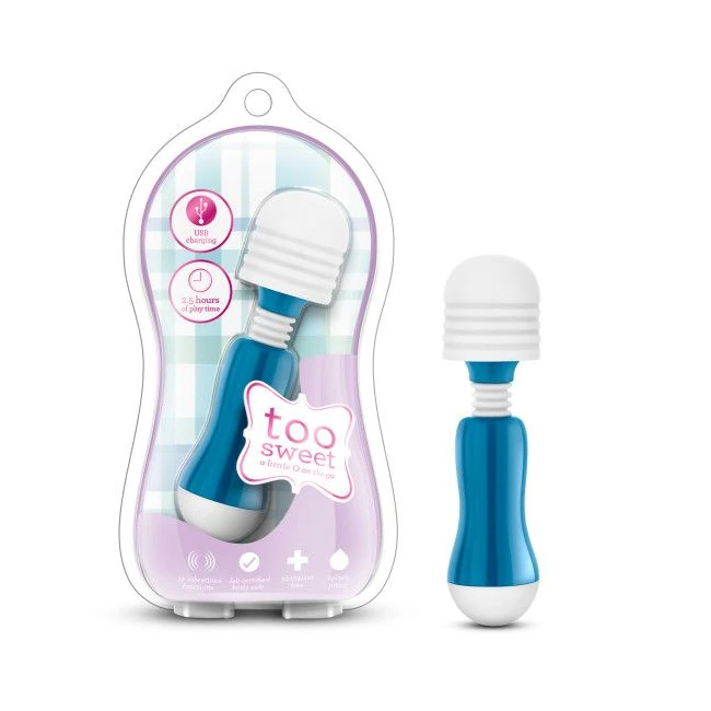 Vive Too Sweet Blue Body W Massager - How It Feels
