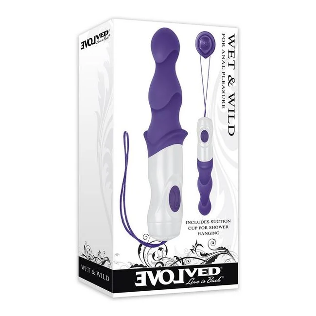 Wet & Wild Anal Vibrator W Shower Hook - Usage & Care