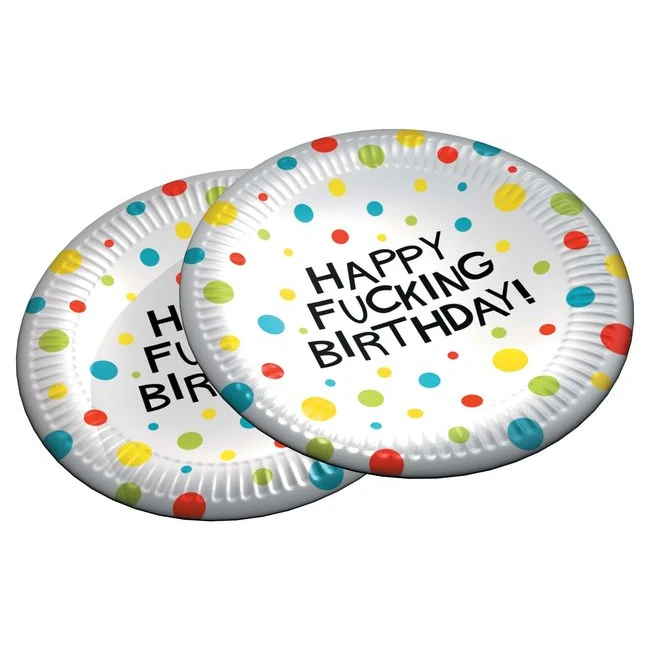 X-rated Birthday Plates - Overview