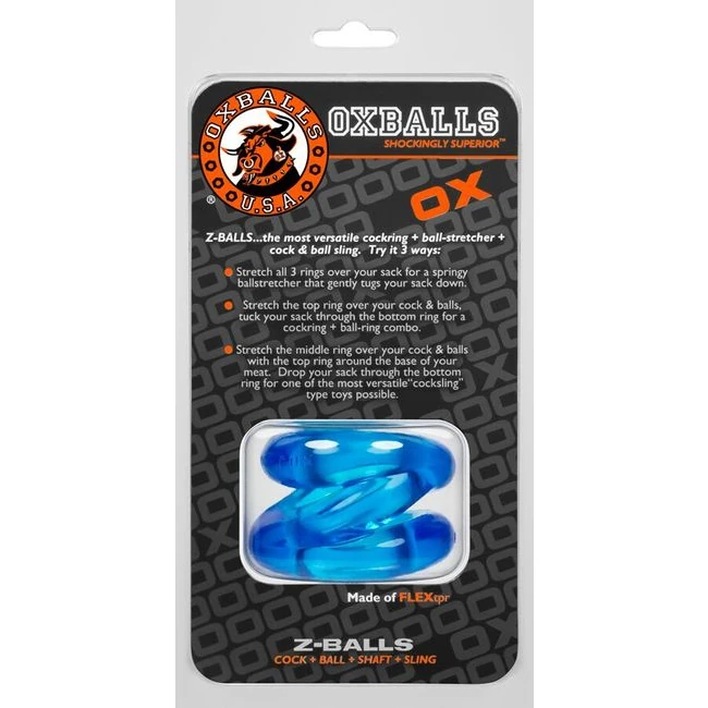 Z Balls Z Shaped Ballstret Atomic Jock Ice Blue - What Stands Out