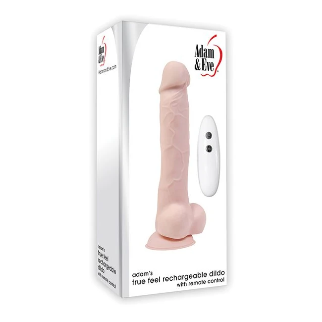 Adam & Eve Adams True Feel Rechargeable Dildo - Power & Performance