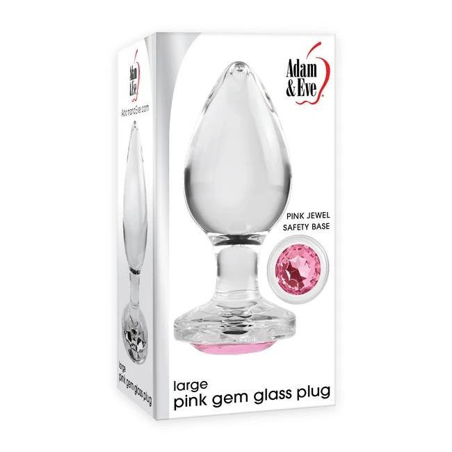 Adam & Eve Pink Gem Glass P - Experience the Elegance of the Adam & Eve Pink Gem Glass P