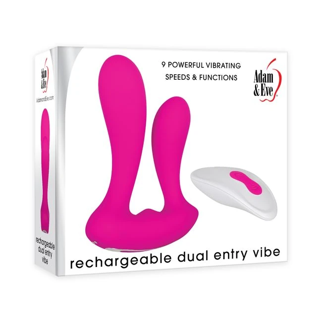 Adam & Eve Rechargeable Dua Entry Vibe - Overview