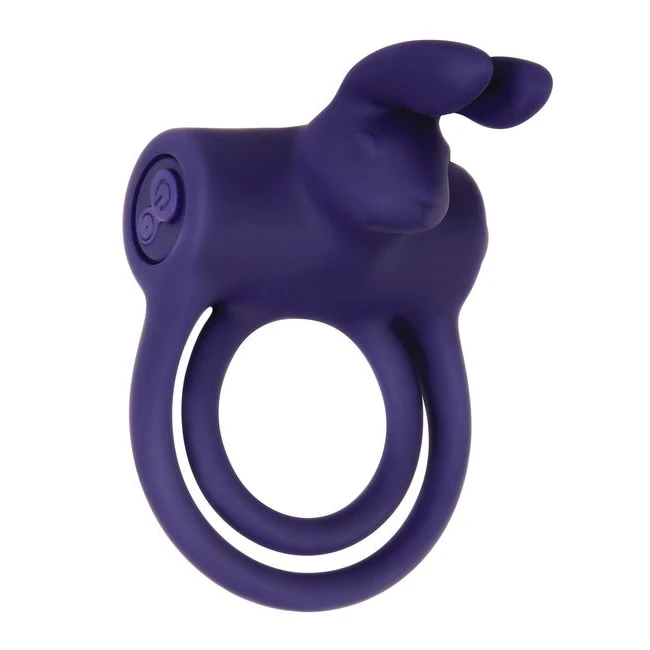 Adam & Eve Silicone Remote Rabbit Ring - Vibration Modes