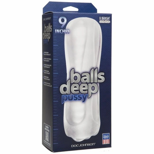 Balls Deep 9in Stroker Puss - Grip & Control