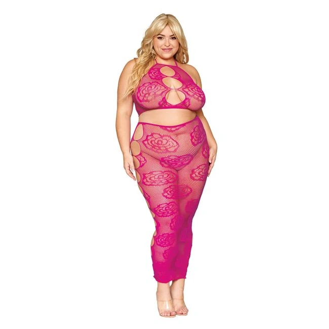 Bralette & Long Skirt Set Pattern Beet - Fabric & Feel