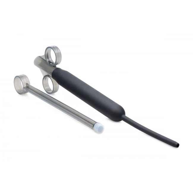 Cleanstream Deep Shot Silic Ribbed Lube Launcher - Graduated Sizing & Specifications