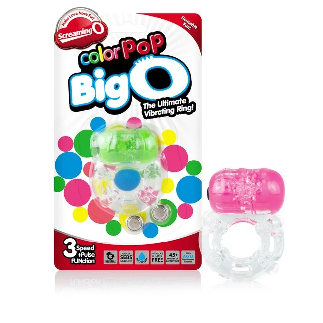 Color Pop Neon Colors Big O 6pc by Screaming O | Male Q
